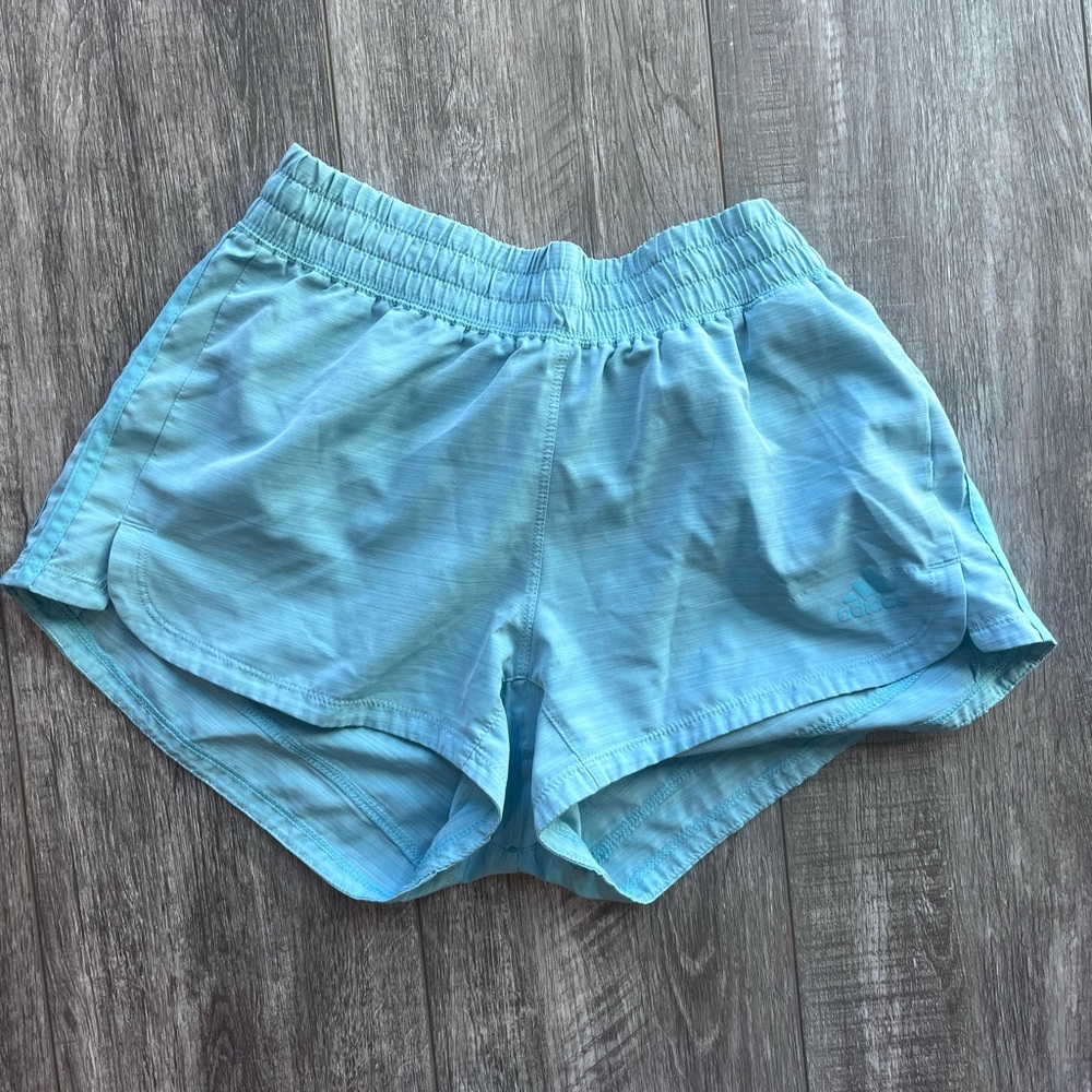 Adidas Women's Sky Blue Athletic Shorts
